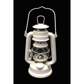 White Hanging Lantern Elegant Wedding Light Table Centerpiece Lamp - 8 Inches