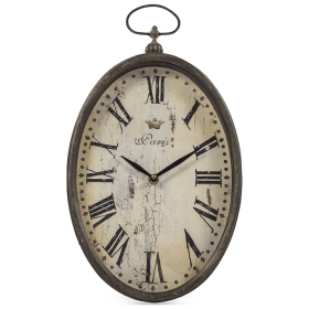 Paris Oval Wall Clock