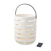 Better Homes & Gardens Large Delicate Ivory Battery Operated Outdoor Ceramic Lantern with Removable LED Candle by Dave & Jenny Marrs