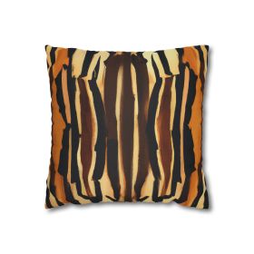 Decorative Throw Pillow Covers With Zipper - Set Of 2, Zorse Geometric Print Pattern