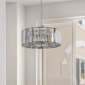 Modern Crystal Chandelier for Living-Room Round Cristal Lamp Luxury Home Decor Light Fixture