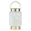 Allsop Home Garden 32408 Cylinder Boater's Glass Solar Lantern