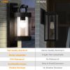 Wall Lights Outdoor Lantern with Dusk to Dawn Sensor E26 Bulb (Not Include) Max 28W