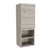 DEPOT E-SHOP Savona Medicine Single Door Cabinet, Two Interior Shelves, Two External Shelves, Light Gray