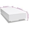 Coffee Table High Gloss White