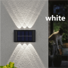 Waterproof Solar Wall Light - 6 LED Outdoor Decorative Lights for Courtyard; Street; Landscape; Garden