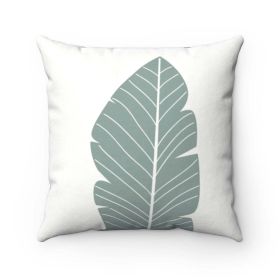 Abstract Green Leaf Double Sided Cushion Home Decoration Accents - 4 Sizes (size: 14" x 14")