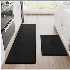 Floor Mats (Color: Black S, Style: 2PCS Set)